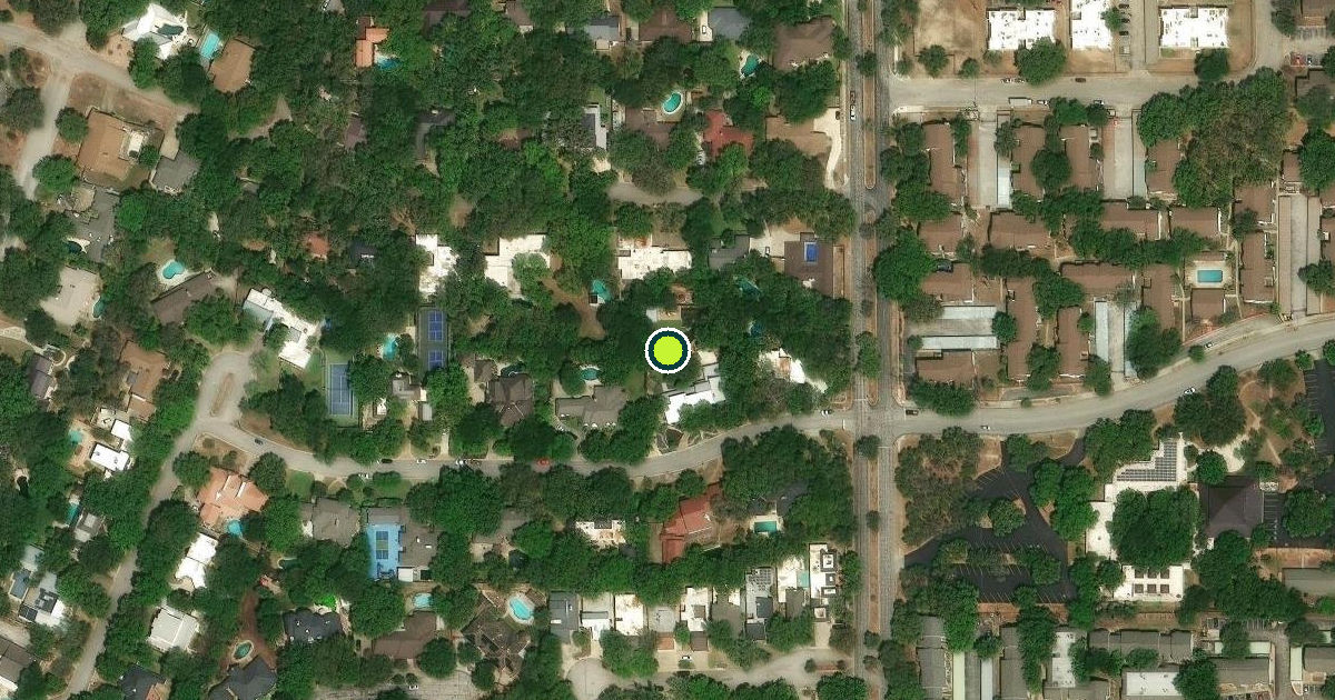 Satellite view of San Antonio Pickleball Courts