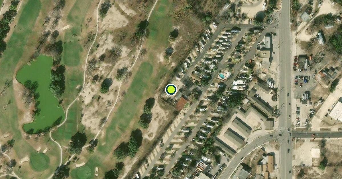 Satellite view of San Antonio Pickleball Courts