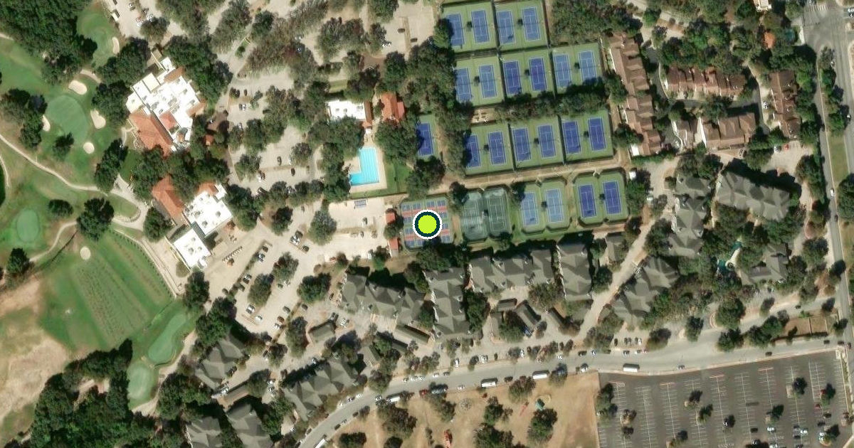 Satellite view of San Antonio Pickleball Courts