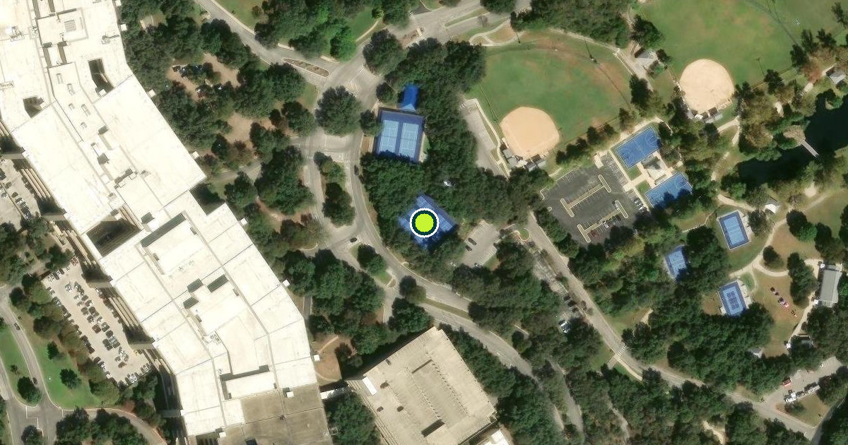 Satellite view of San Antonio Pickleball Courts