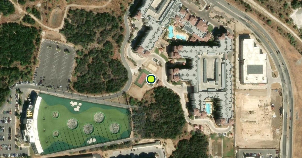 Satellite view of San Antonio Pickleball Courts