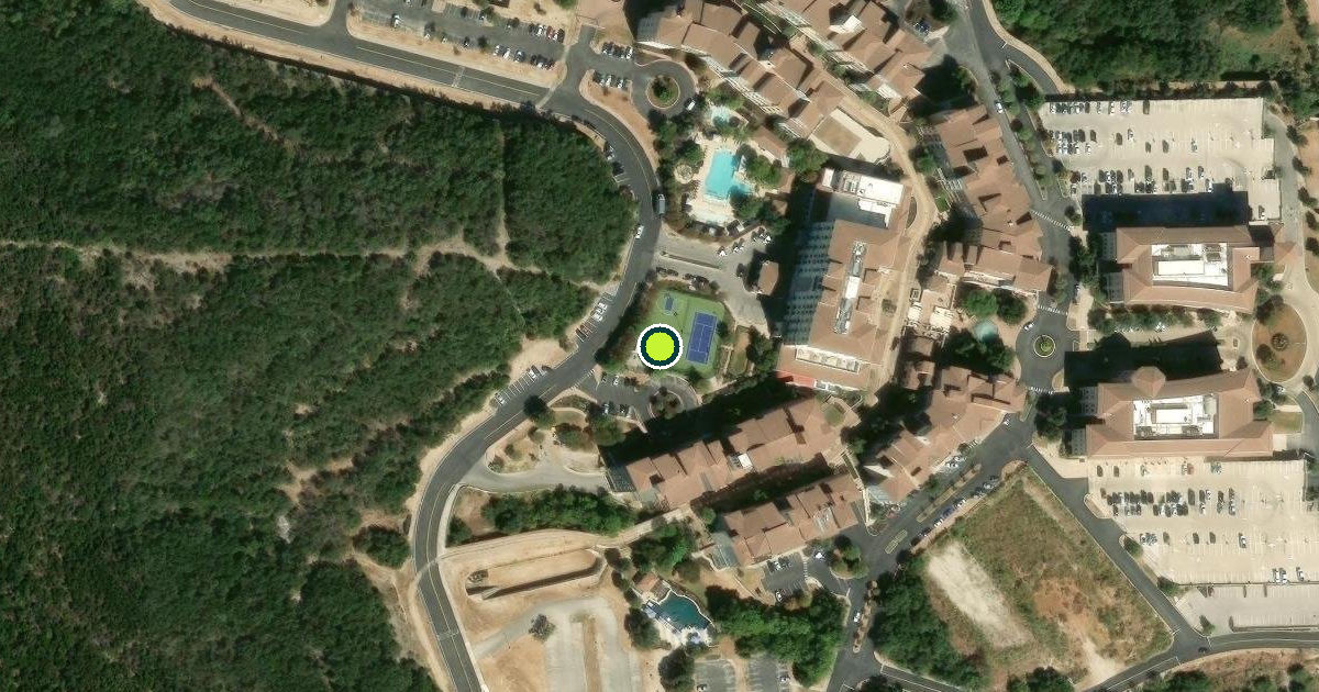 Satellite view of San Antonio Pickleball Courts