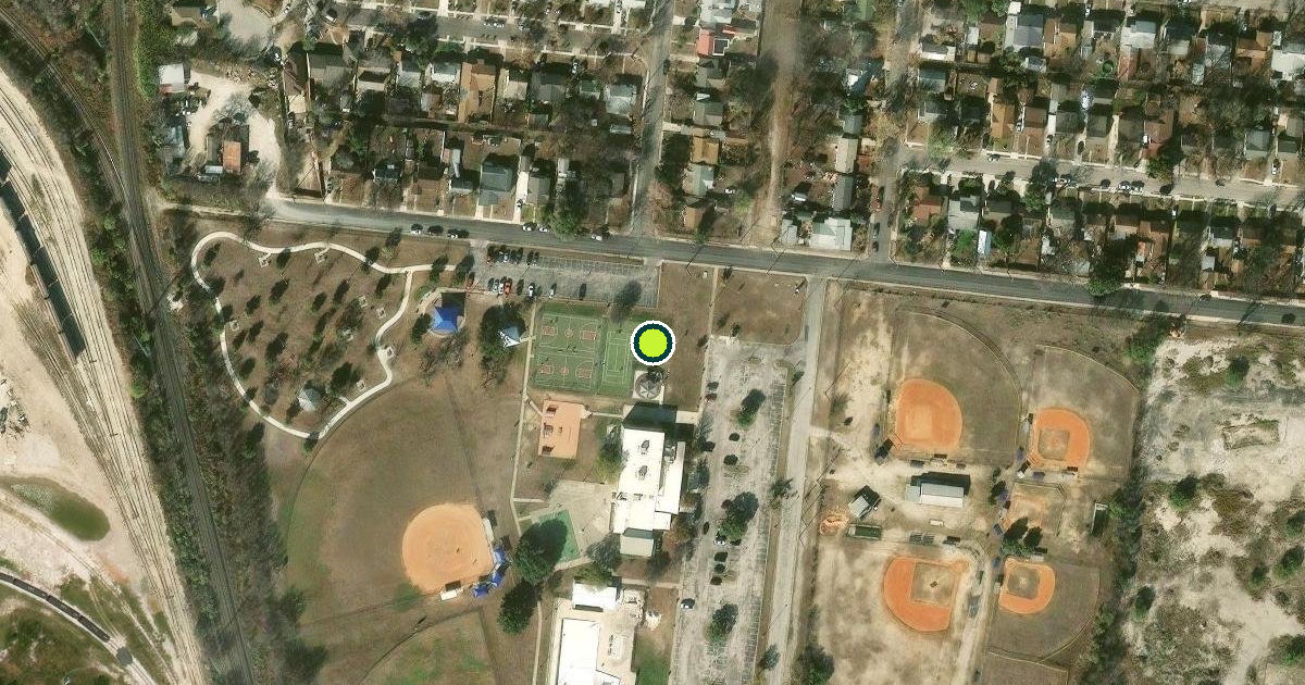 Satellite view of San Antonio Pickleball Courts