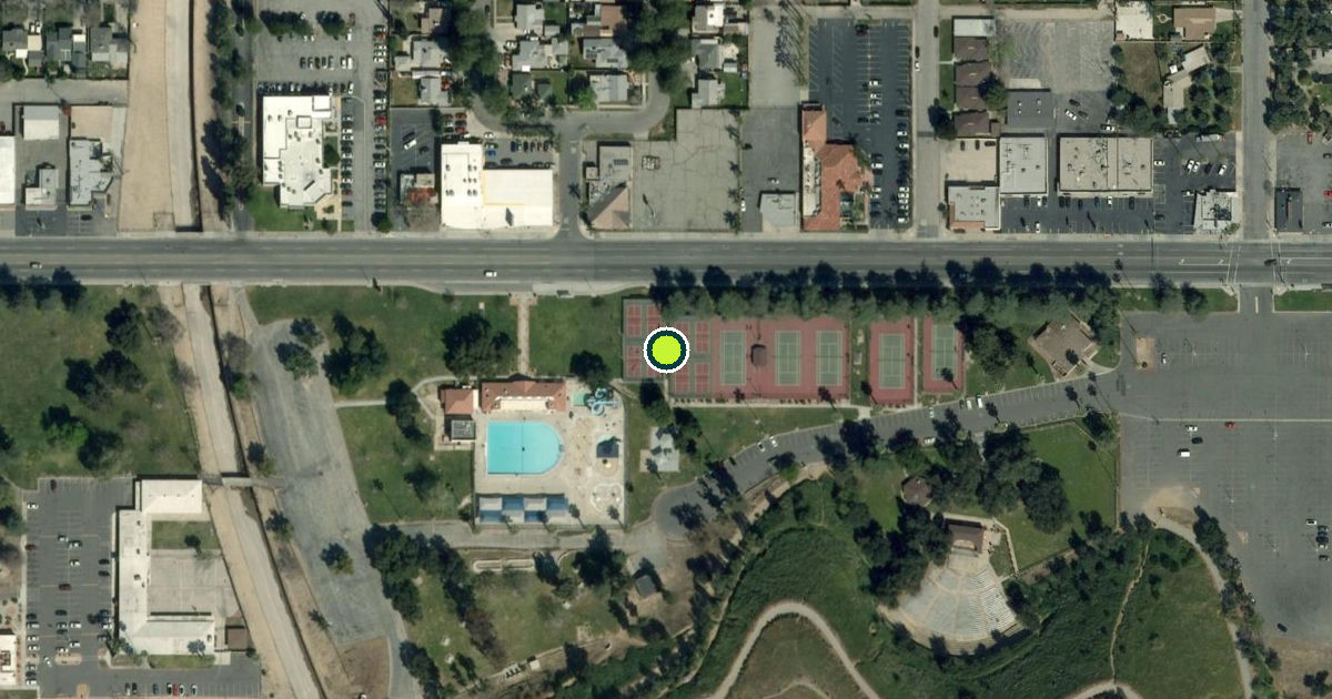 Satellite view of San Bernardino Pickleball Courts