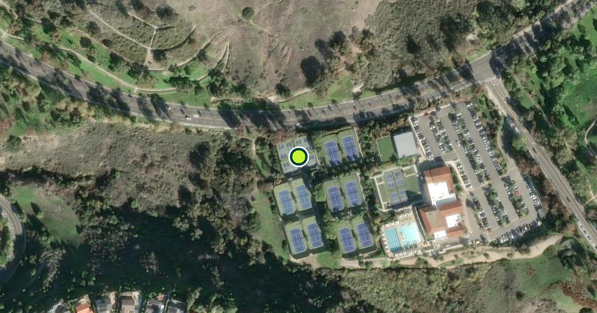 Satellite view of San Clemente Pickleball Courts