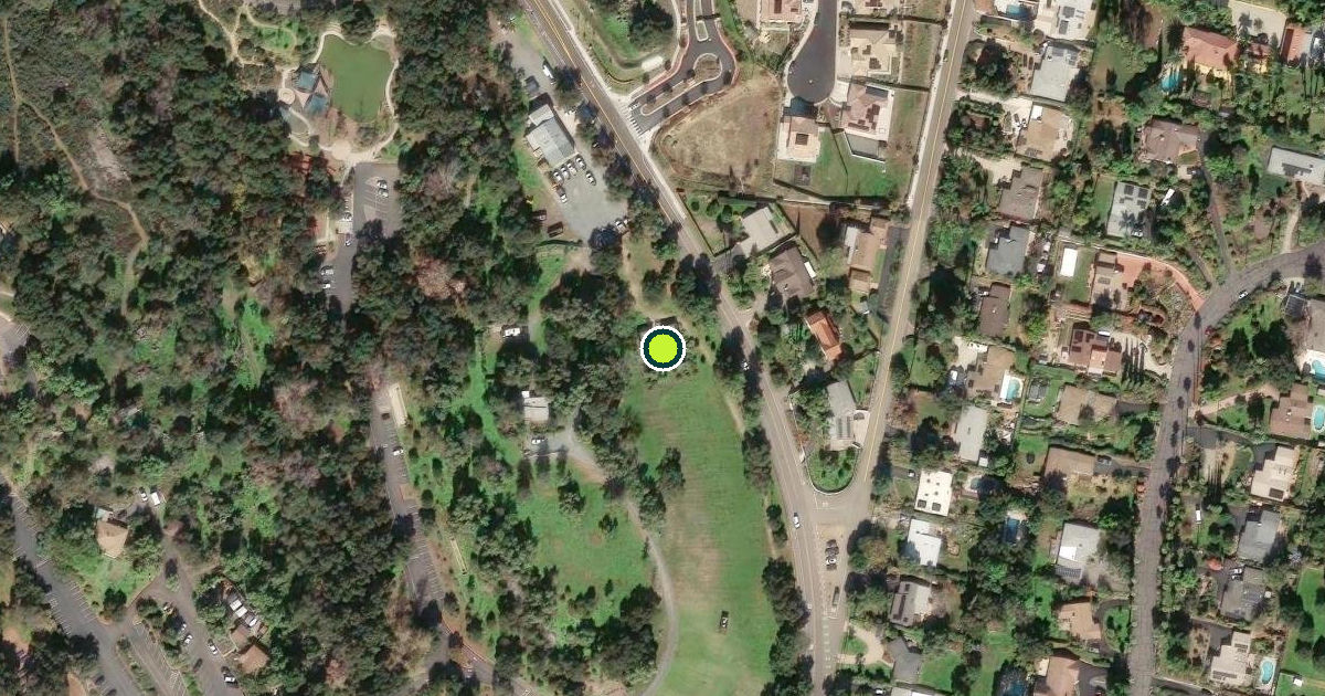 Satellite view of San Diego County Pickleball Courts