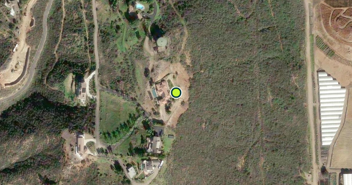 Satellite view of San Diego County Pickleball Courts