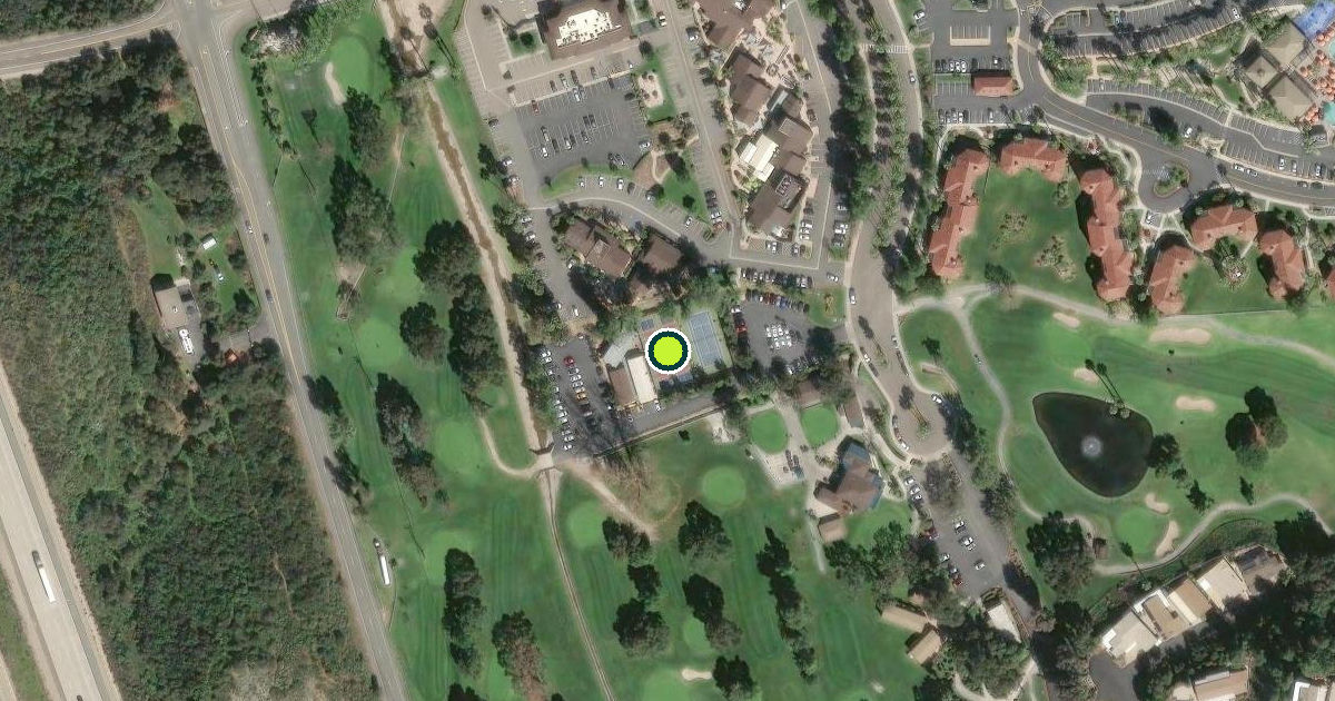 Satellite view of San Diego County Pickleball Courts
