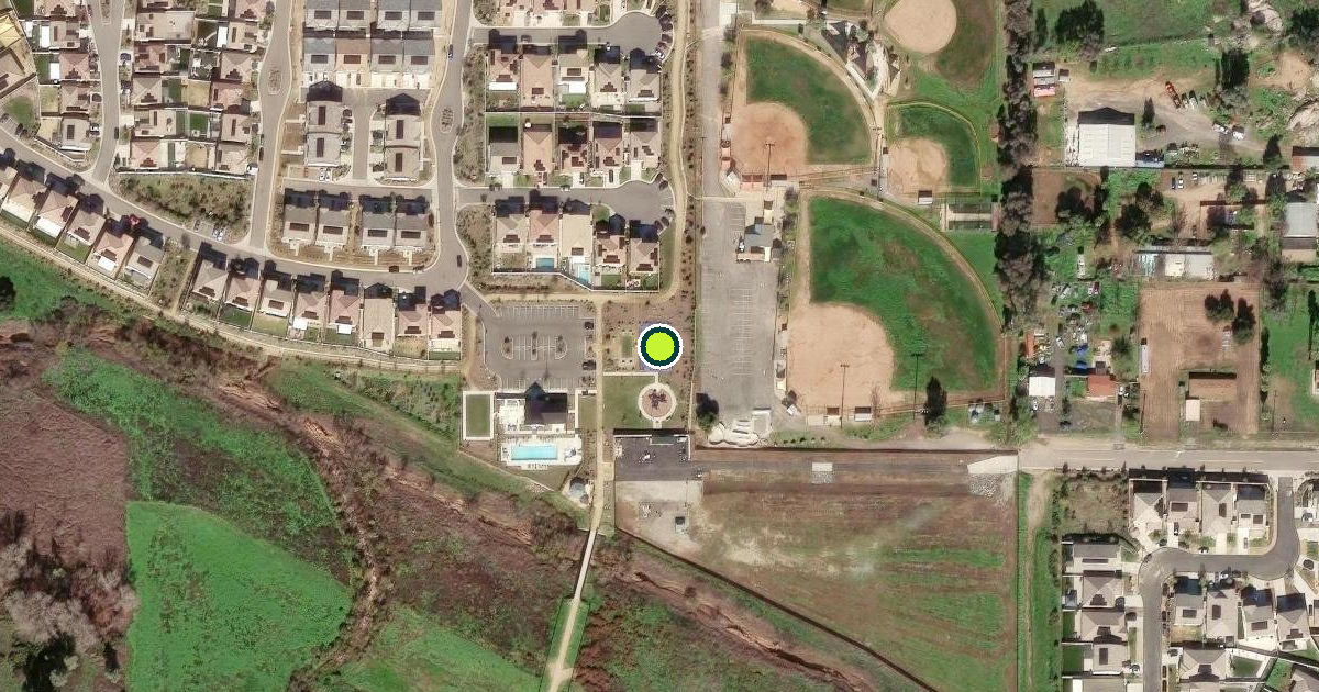 Satellite view of San Diego County Pickleball Courts