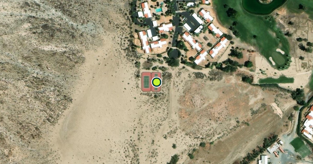 Satellite view of San Diego County Pickleball Courts