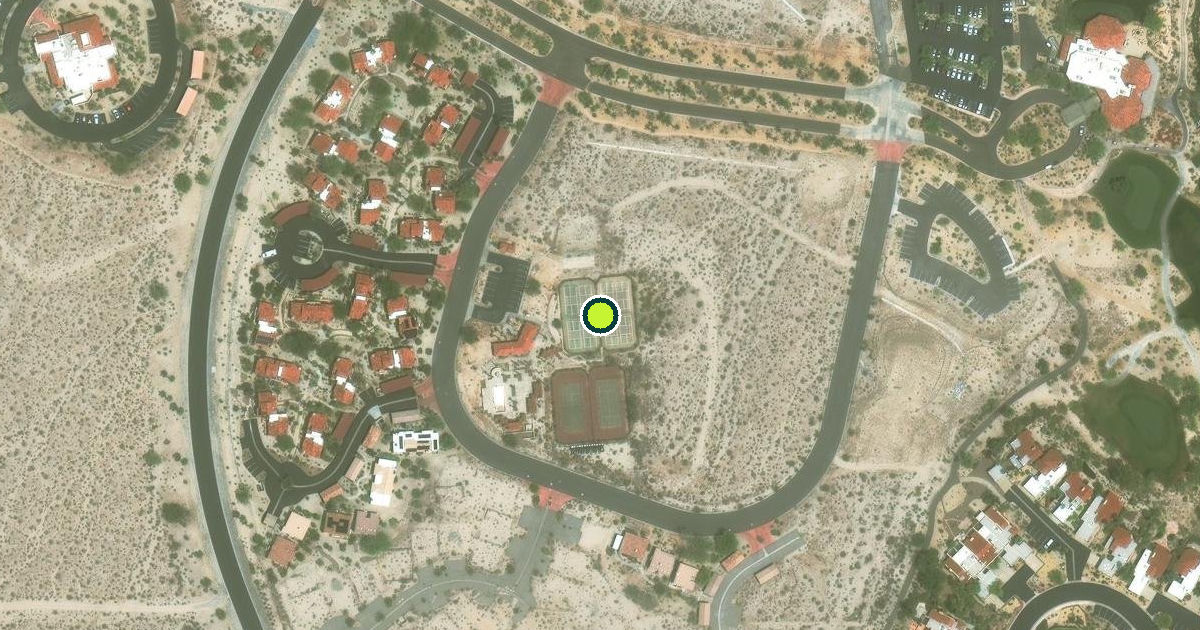 Satellite view of San Diego County Pickleball Courts