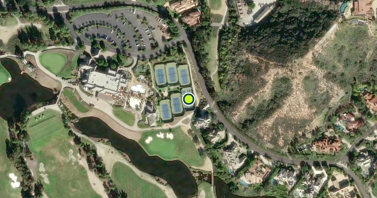 Satellite view of San Diego County Pickleball Courts