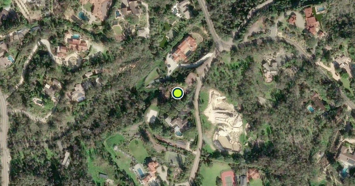 Satellite view of San Diego County Pickleball Courts