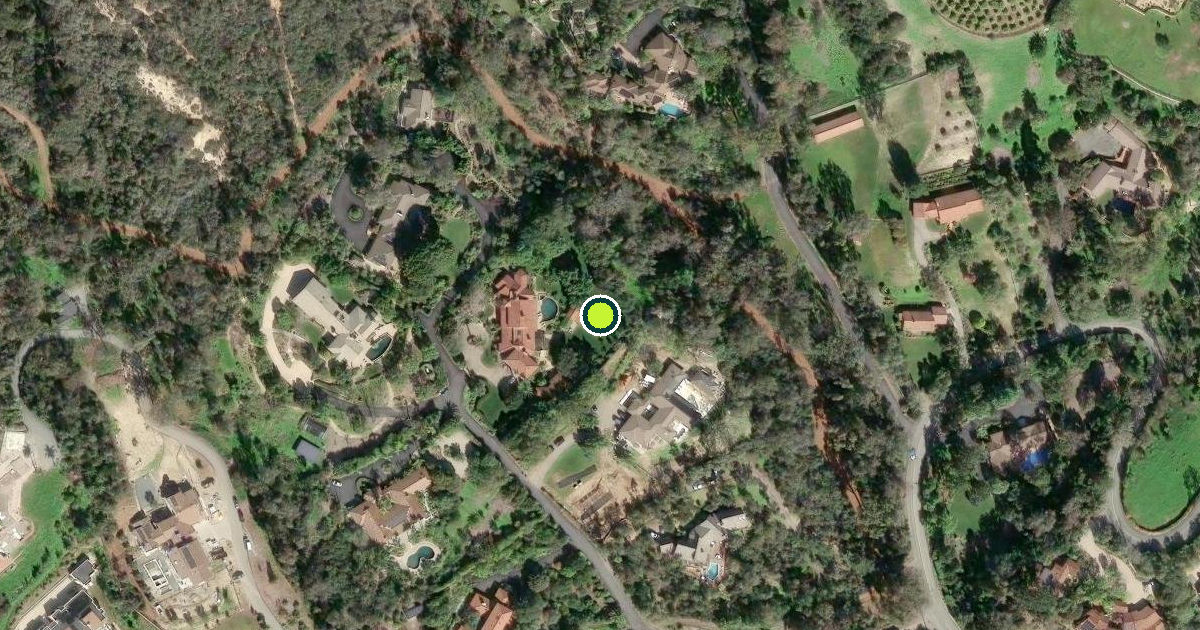 Satellite view of San Diego County Pickleball Courts