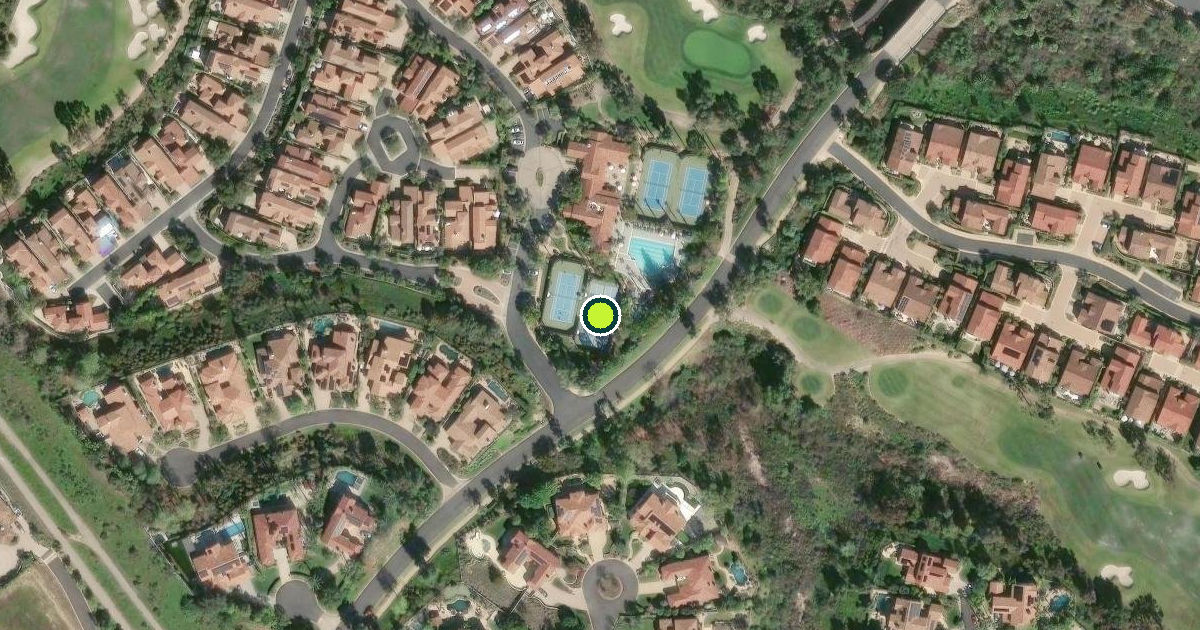 Satellite view of San Diego County Pickleball Courts