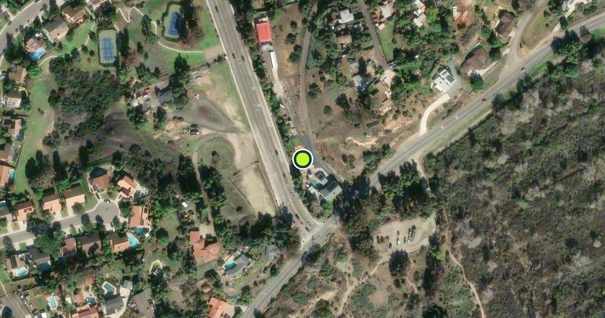 Satellite view of San Diego County Pickleball Courts
