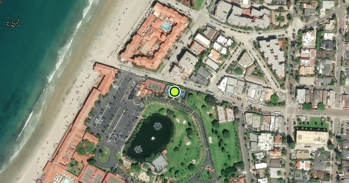 Satellite view of San Diego Pickleball Courts