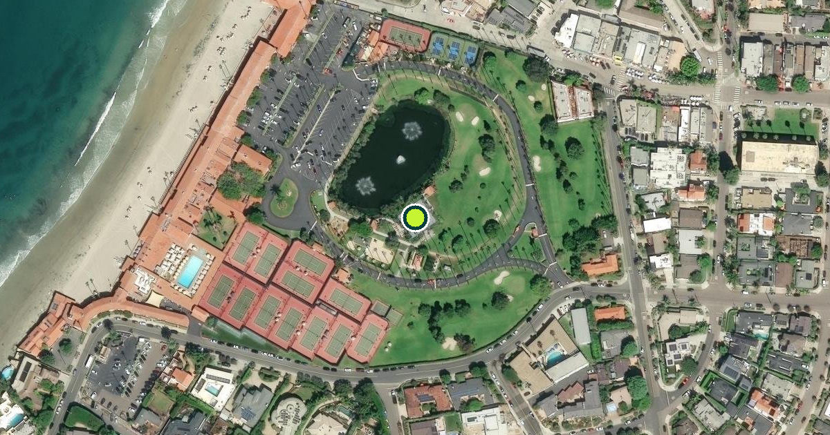 Satellite view of San Diego Pickleball Courts