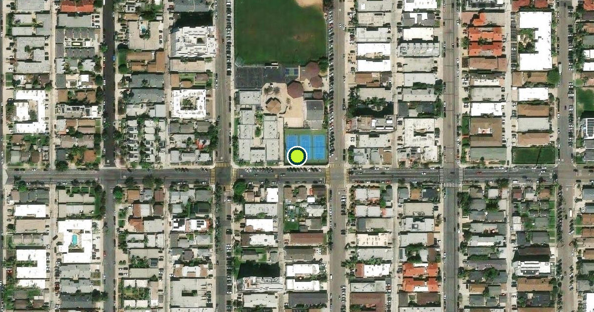 Satellite view of San Diego Pickleball Courts