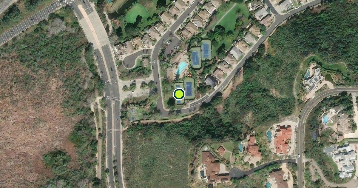 Satellite view of San Diego Pickleball Courts