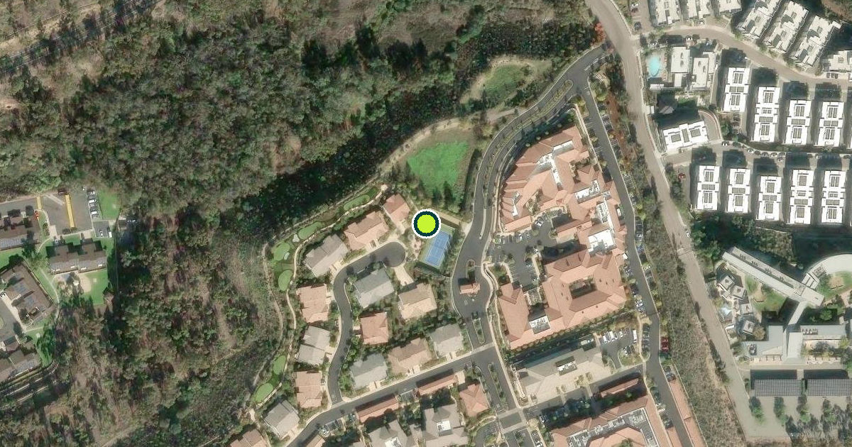 Satellite view of San Diego Pickleball Courts