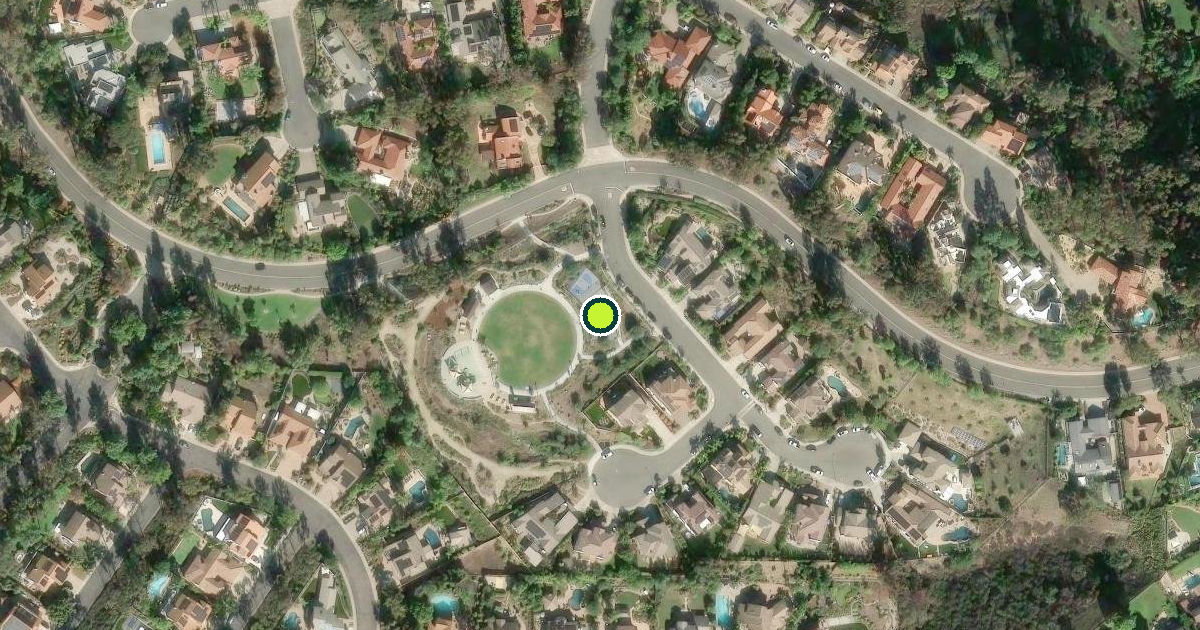 Satellite view of San Diego Pickleball Courts