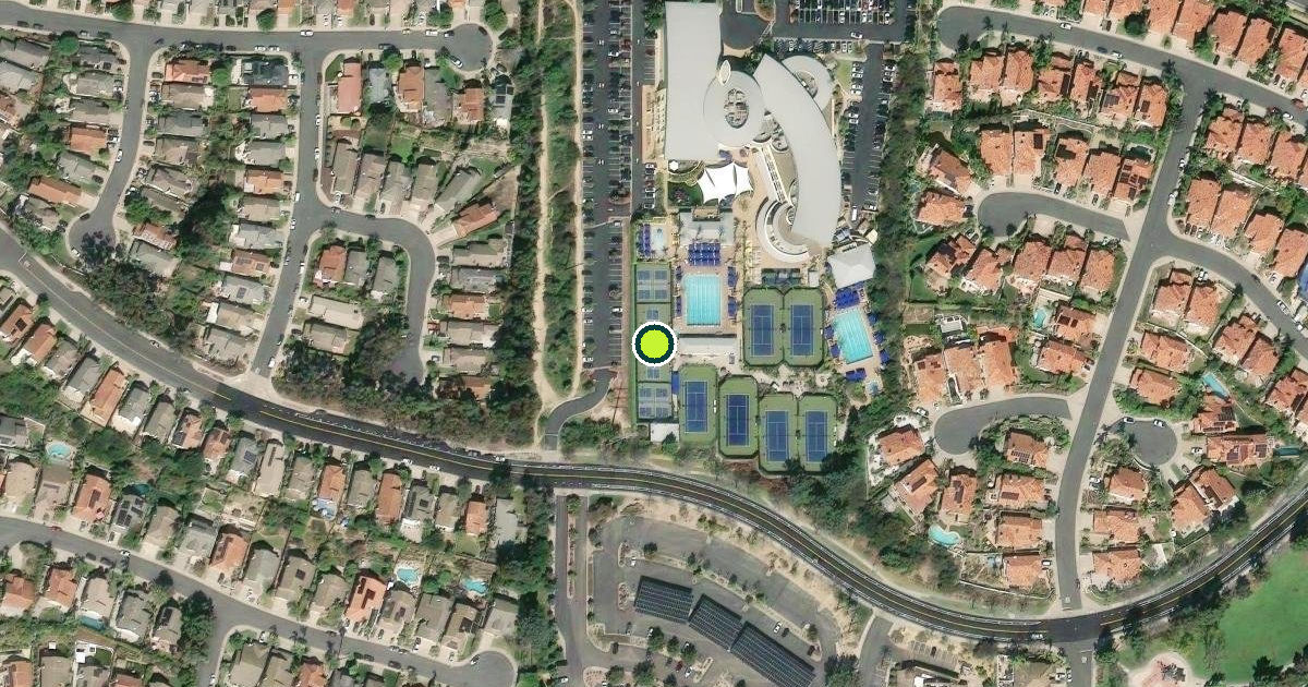 Satellite view of San Diego Pickleball Courts