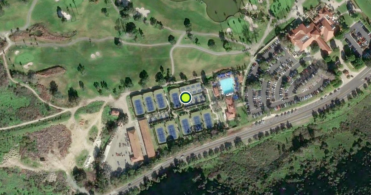 Satellite view of San Diego Pickleball Courts