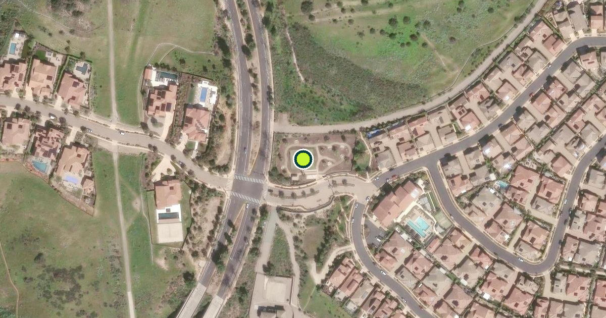 Satellite view of San Diego Pickleball Courts