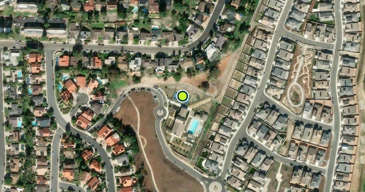 Satellite view of San Diego Pickleball Courts