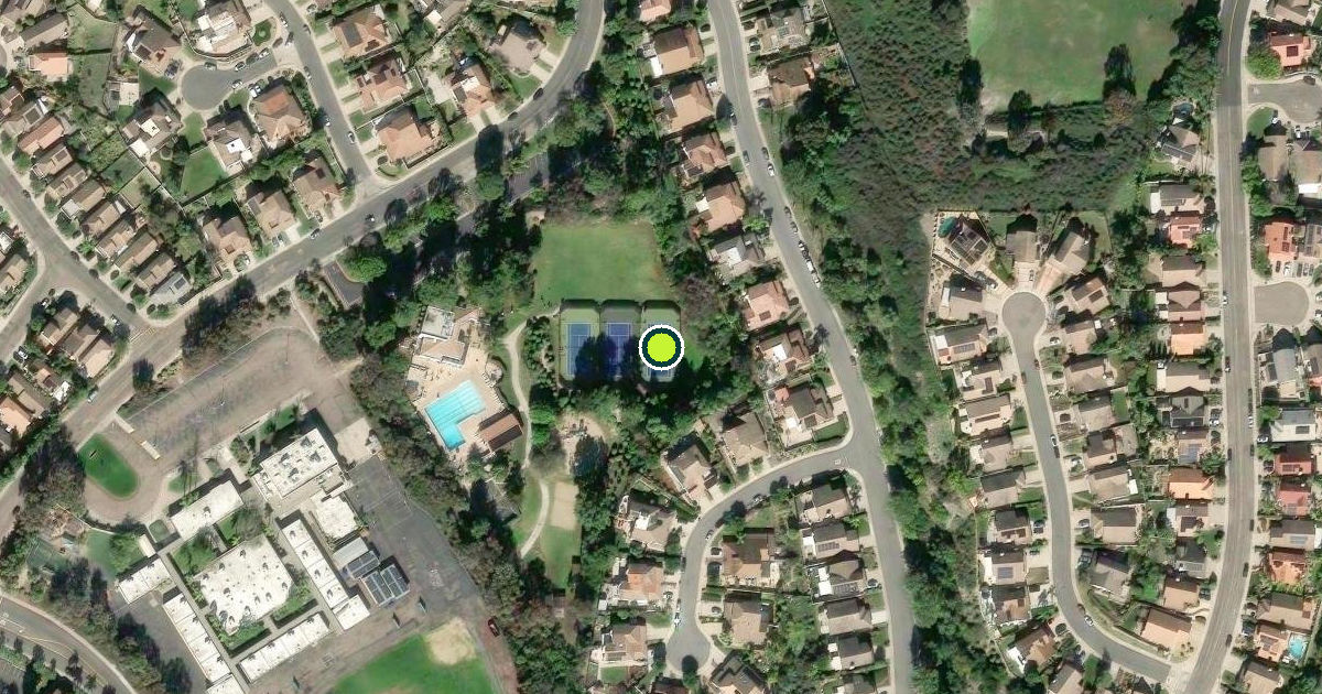 Satellite view of San Diego Pickleball Courts
