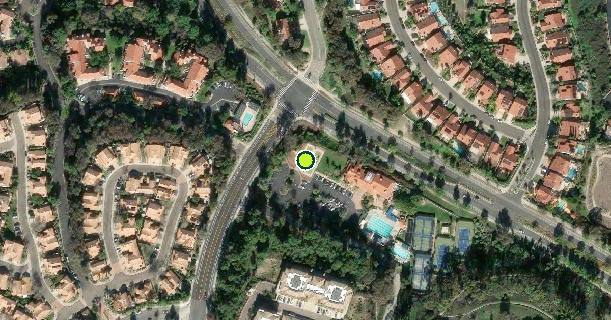 Satellite view of San Diego Pickleball Courts