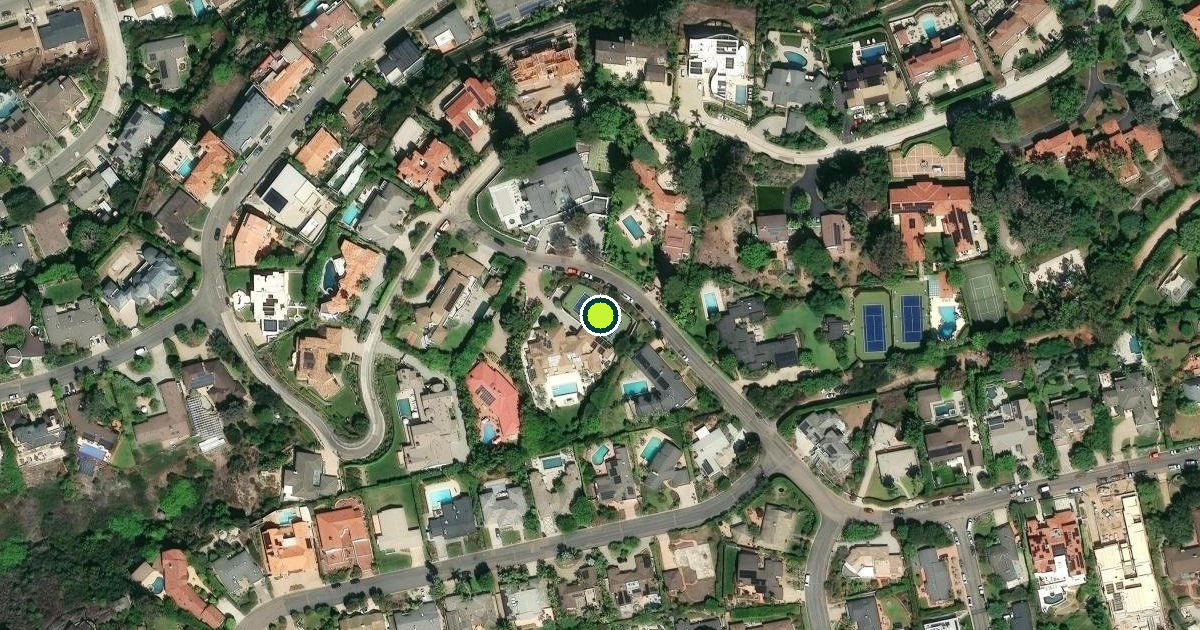 Satellite view of San Diego Pickleball Courts