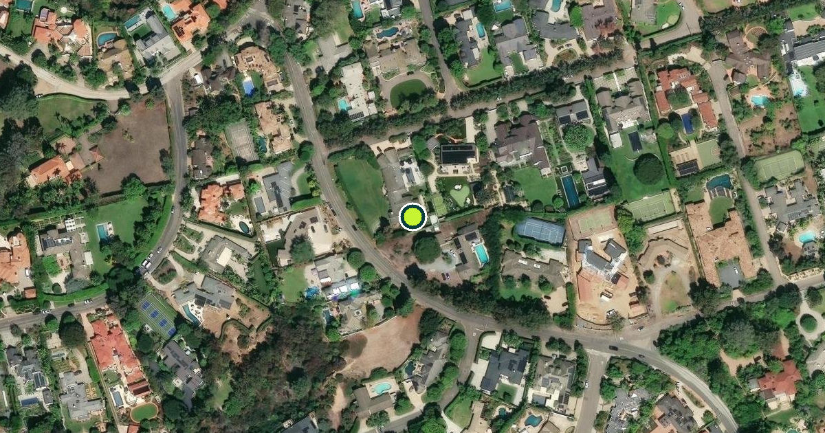 Satellite view of San Diego Pickleball Courts