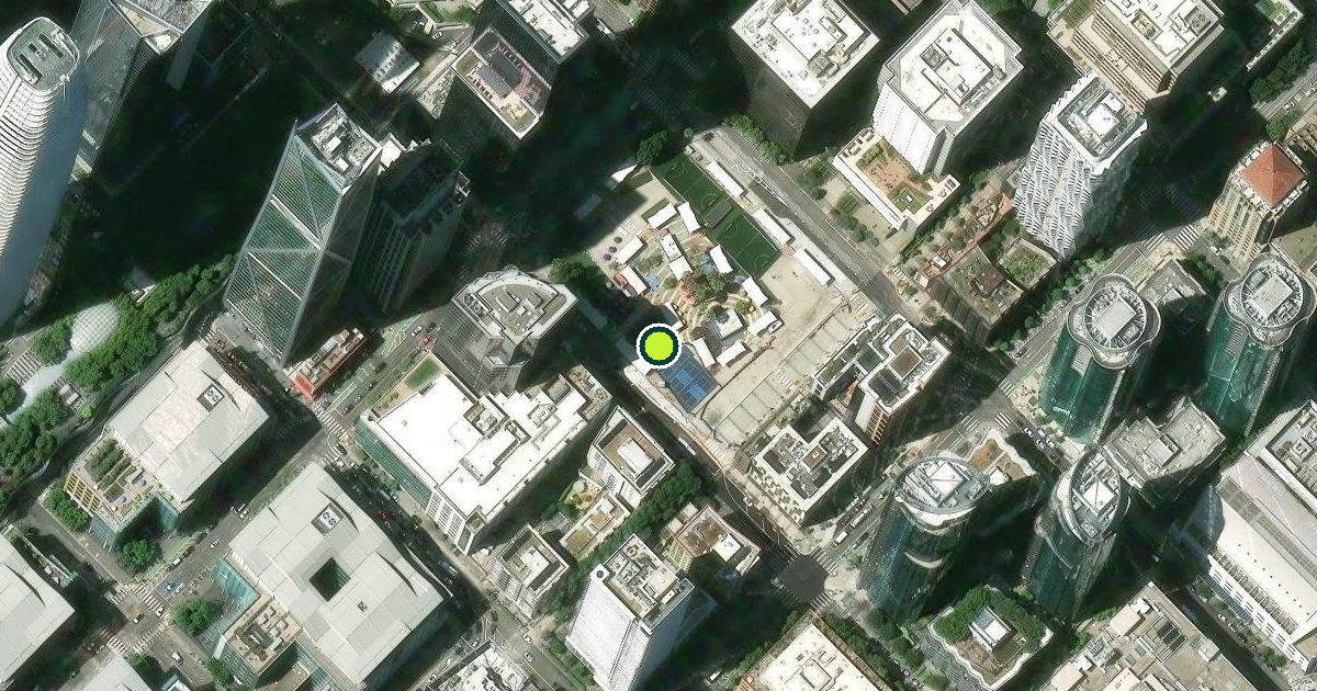 Satellite view of San Francisco Pickleball Courts