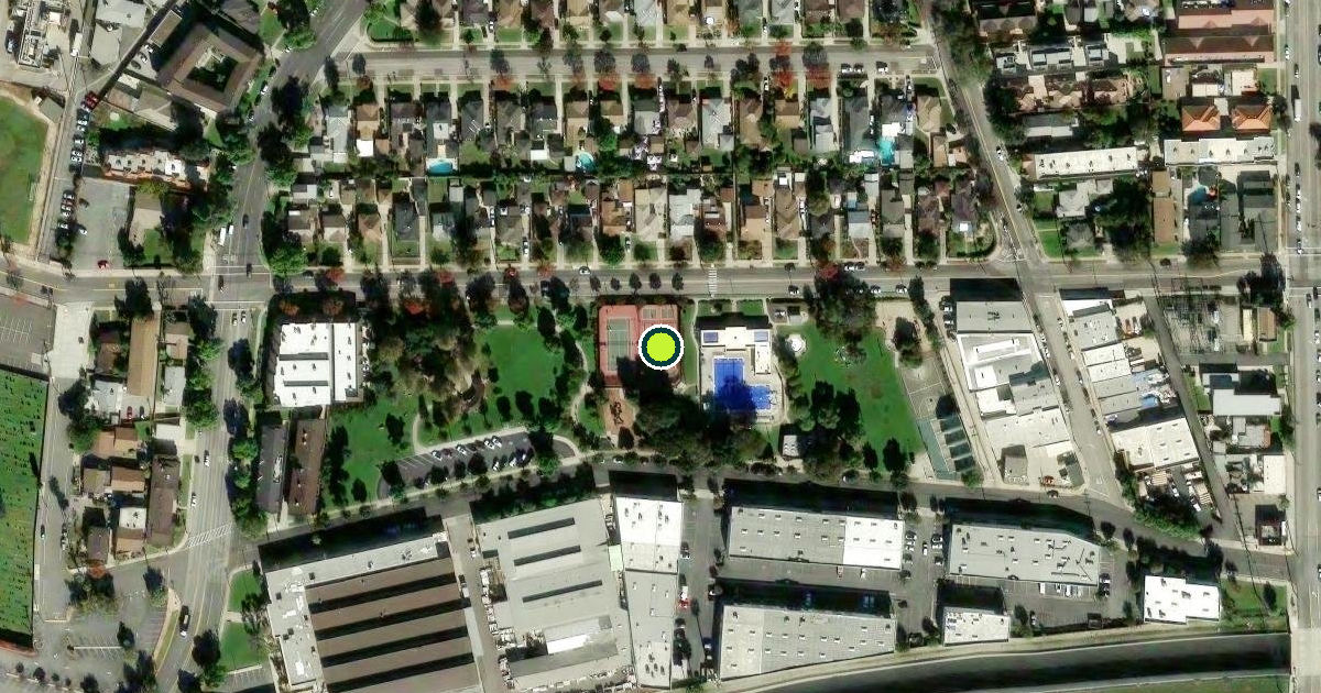 Satellite view of San Gabriel Pickleball Courts