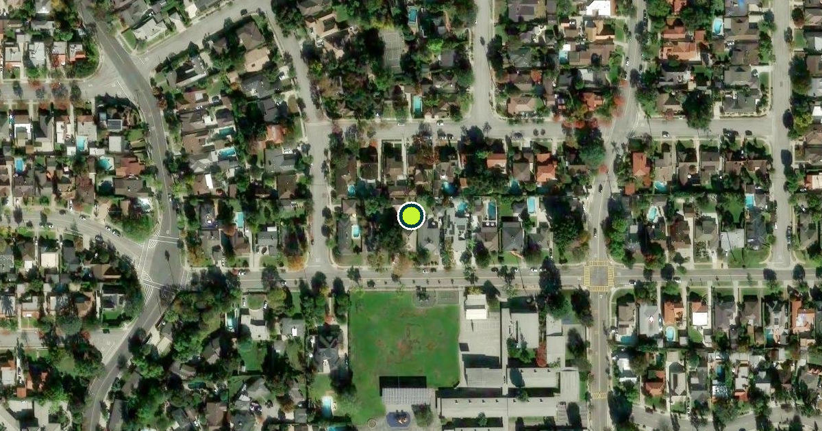 Satellite view of San Gabriel Pickleball Courts