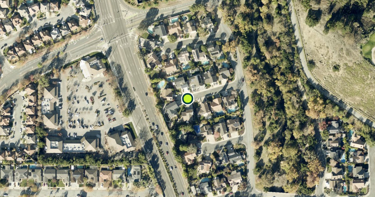 Satellite view of San Jose Pickleball Courts