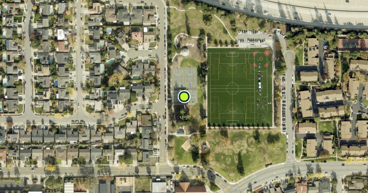 Satellite view of San Jose Pickleball Courts