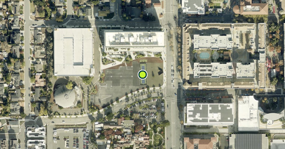 Satellite view of San Jose Pickleball Courts