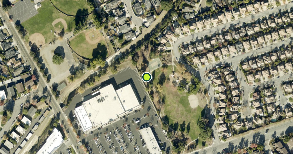 Satellite view of San Jose Pickleball Courts