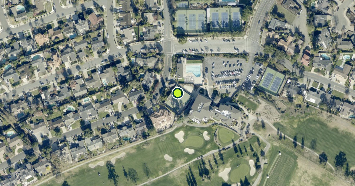 Satellite view of San Jose Pickleball Courts