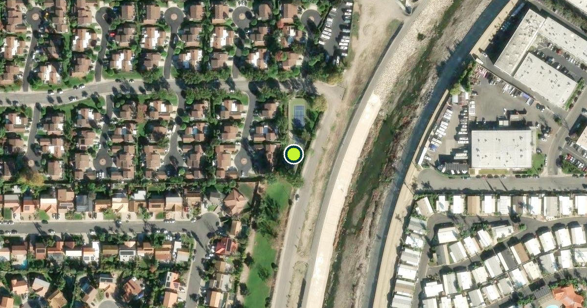 Satellite view of San Juan Capistrano Pickleball Courts