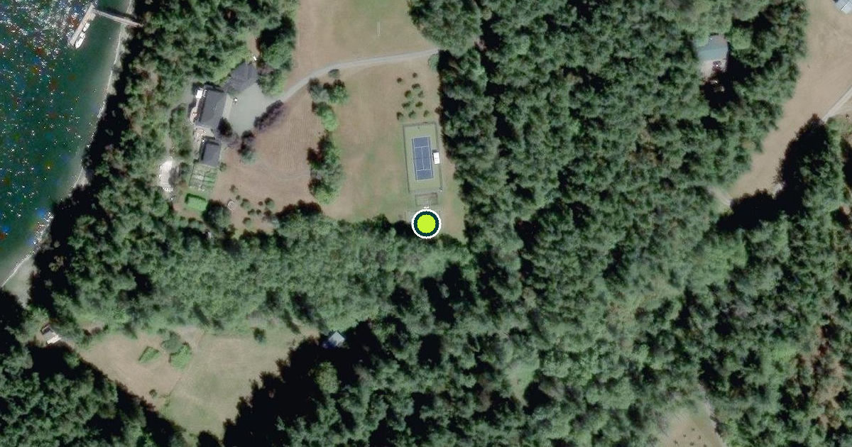 Satellite view of San Juan County Pickleball Courts
