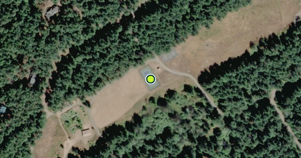 Satellite view of San Juan County Pickleball Courts