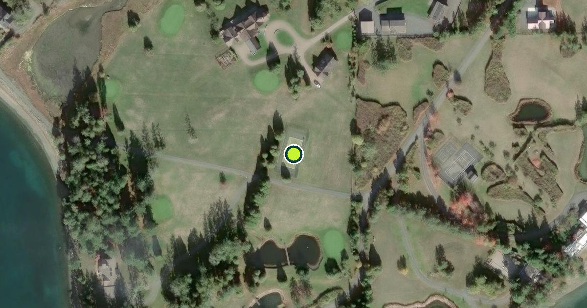 Satellite view of San Juan County Pickleball Courts