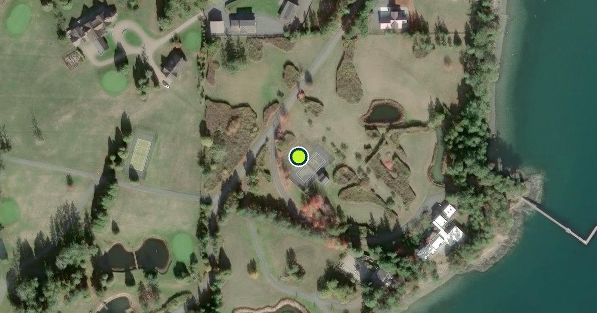Satellite view of San Juan County Pickleball Courts