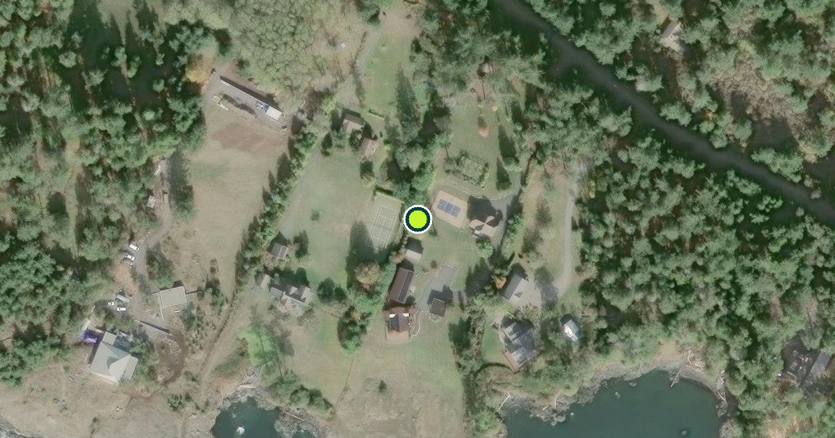 Satellite view of San Juan County Pickleball Courts