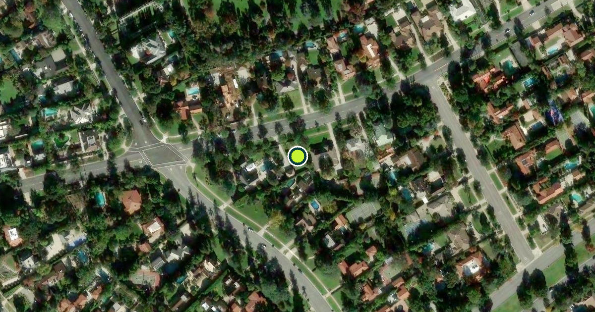 Satellite view of San Marino Pickleball Courts