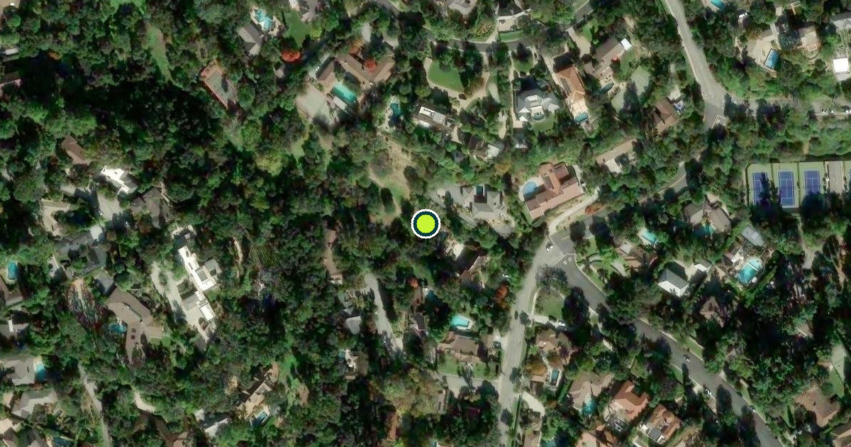Satellite view of San Marino Pickleball Courts
